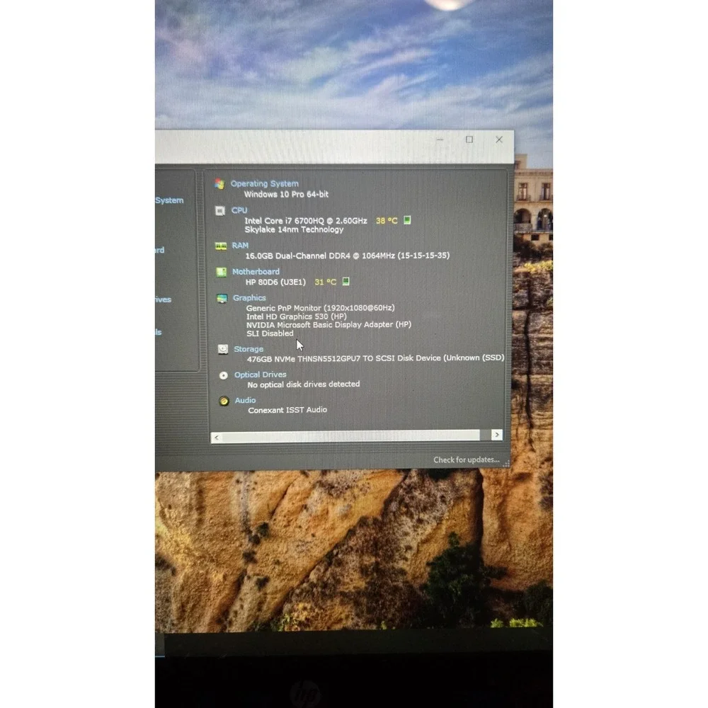 HP ZBook 17 G3 Mobile Workstation i7-6700HQ 16GB RAM 512GB SSD Win 10 Pro